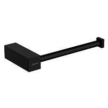 Держатель для туалетной бумаги Lemark VALDAY, сталь, матовый черный (LMA-8123S-BL)