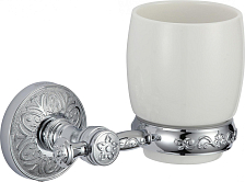 Стакан керамический с настенным держателем Savol 58а (S-005858A)