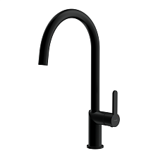 Смеситель для кухни CERSANIT OLIVA однорычажный черный (69008)