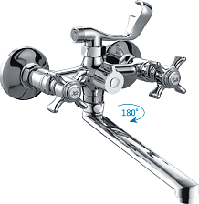 Смеситель для ванны Cron хром (CN2224)