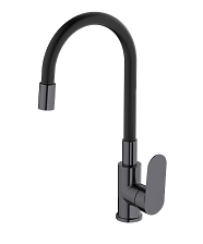 Смеситель для кухни HAIBA оружейная сталь/черный (HB73796-3)