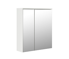 Зеркало-шкаф навесной без подсветки MIXLINE Милан-60 белый (512174)