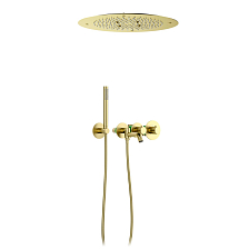 Душевая система встроенная с термостатом Timo Saona золото матовое (SX-2358/17SM)