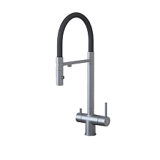 Смеситель для кухонной мойки DQ с фильтром графит (DA1462506Grey)