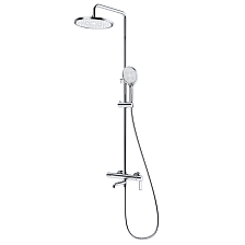 Душевая система Splenka для ванны и душа поворотный излив 19 см, хром (S03.24)