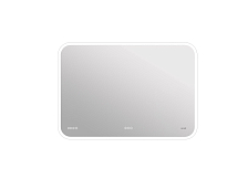 Зеркало Cersanit  LED 070 design pro 80x60 с подсветкой bluetooth часы с антизапотеванием прямоуголь