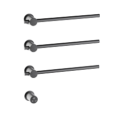 Полотенцесушитель электрический, встроенный Timo Saona черное золото (030/18SM)