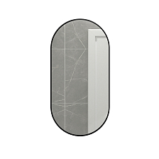 Зеркало MIXLINE "Мираж" 500*1000 ШВ ал. профиль ЧЕРНЫЙ (559329)