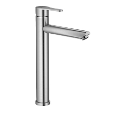 Смеситель Splenka для раковины высокий монолитный, сатин (S223.15.05)