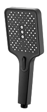 Душевая лейка BELZ 3-режима, черный (BS02-7)