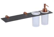 Держатель дозатора для жидкого мыла и стакана Savol (S-002169HD)