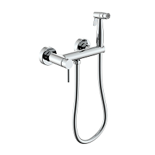 Смеситель Raglo с гигиеническим душем настенный, хром (R20.51)