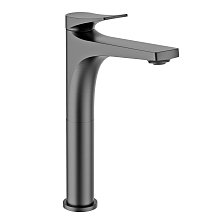 Смеситель Splenka для раковины высокий монолитный, графит (S54.15.09)