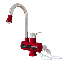 Проточный водонагреватель MIXLINE WH-003 КРАСНЫЙ (3,3 кВт, УЗО, кухня, индикатор темп) (551718)