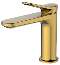 Смеситель для раковины BELZ брашированное золото (B10786-5)