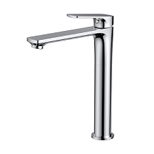 Смеситель Splenka для раковины высокий монолитный, хром (S30.15)