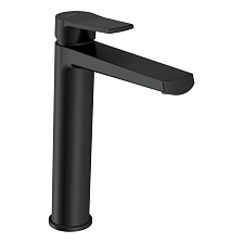 Смеситель для раковины CERSANIT CITY высокий однорычажный черный (68397)