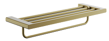 Полка для полотенец BELZ брашированное золото (B90824)
