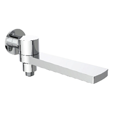 Излив поворотный встраиваемый Raglo для ванны и душа 21см с функцией переключения латунь, хром (R473.75)