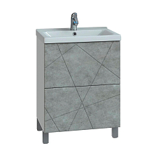 Тумба VIGO Geometry под раковину Geometry 600-0-2 (Como) бетон (015 бетон)