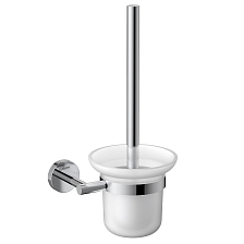 Ёршик для унитаза Lemark BELUGA подвесной, сталь, стекло, хром (LMA-8021S-C)