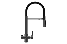 Смеситель для кухни Ulgran Classi (U-026 черный матовый)