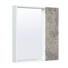Зеркальный шкаф Runo серый бетон Манхэттен 65 (00-00001016)