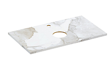 Столешница Cersanit STONE из керамогранита Life 80x45x2 белый сатиновый (63855)