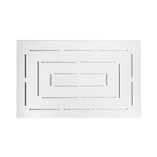 Верхний душ Jaquar Maze 1-режимный, 295х190 мм, белый матовый (OHS-WHM-1637)