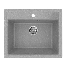 Мойкa MIXLINE МЛ-ГМУ04 (ML-GMU04) УЛЬТРА прямоугольная, серый камень, 565*495 мм (глуб. чаши 175) (556723)