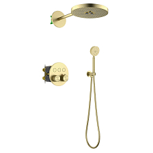 Душевая система встроенная с термостатом Timo Saona золото матовое (SX-2308/17SM)