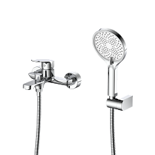 Смеситель для ванны с душем DQ Frankfurt короткий излив хром (DA1733201)