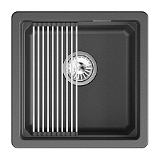 Кухонная мойка GRANULA кварц (4501iU, ЧЁРНЫЙ)
