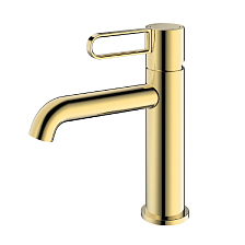 Смеситель Splenka для раковины монолитный, золото (S03.10.23)