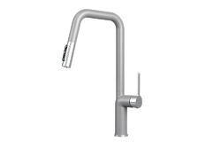 Смеситель для кухни GRANULA (9011, АЛЮМИНИУМ)