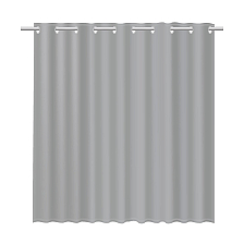 Шторка для ванной серая Fixsen Linum (FX-1535K)