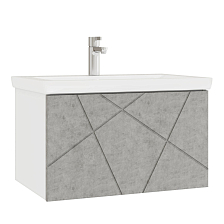 Тумба VIGO Geometry под раковину Geometry 600-0-1 (Como) навесная бетон (033 бетон)