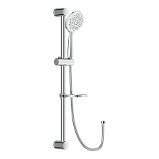 Душевой гарнитур CERSANIT LARA (стойка) 3 режима шланг 180 металл хром (68145)