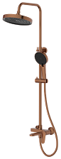 Душевая система BELZ брашированное розовое золото (B24786-2)