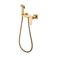 Гигиенический душ со смесителем Haiba матовое золото (HB5517-5) 