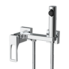 Смеситель Splenka с гигиеническим душем настенный хром (S55.51)