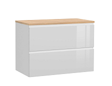 Тумба под раковину для устройства под столешницу подвесная Cersanit MODUO 80 для MODUO 80 белый (SB-SZ-MOD80-BL/Wh)