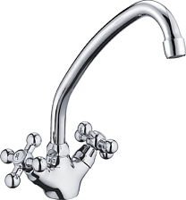 Смеситель для кухни Cron хром (CN4019-2)