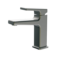 Смеситель для раковины HAIBA латунь, оружейная сталь (HB10831-3) Смеситель для раковины HAIBA латунь, оружейная сталь (HB10831-3)