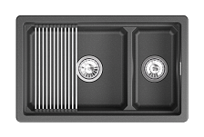Кухонная мойка GRANULA кварц (7304iU, ЧЁРНЫЙ)