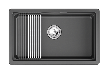 Кухонная мойка GRANULA кварц (7303iU, ШВАРЦ)
