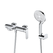 Смеситель для ванны с душем DQ Düsseldorf короткий излив хром (DA1723201)