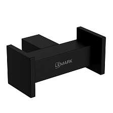 Крючок для полотенец Lemark VALDAY, сталь, матовый черный (LMA-8111S1-BL)