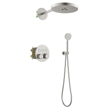 Душевая система встроенная с термостатом Timo Saona никель (SX-2308/13SM)