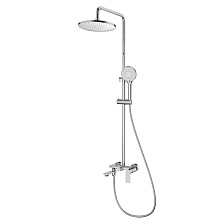 Душевая система Splenka для ванны и душа поворотный излив 17 см, хром (S05.24)